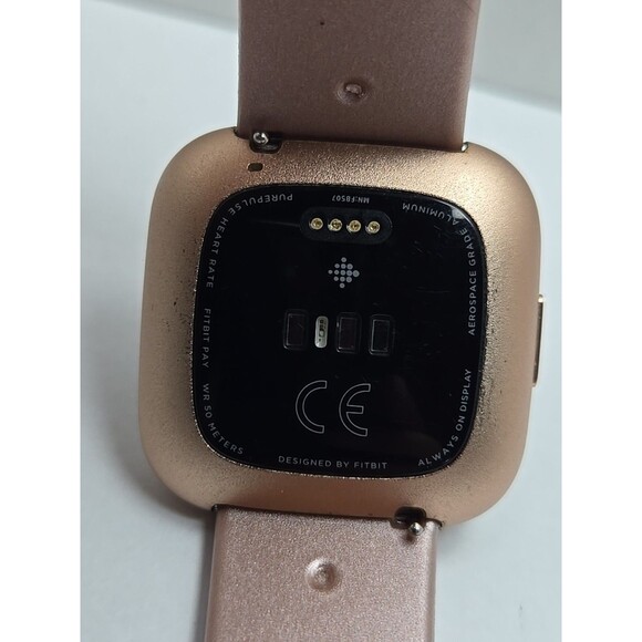 Fitbit Versa 2 Smartwatch Pink 40mm Alexa WR50M Always On Display No Charger - Picture 10 of 10